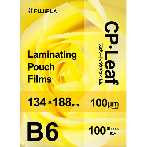 ヒサゴ　フジプラ　ラミネートフィルム　ＣＰリーフ　Ｂ６　１００μ　ＣＰ１０１３４１８Ｙ　１パック（１００枚）1
