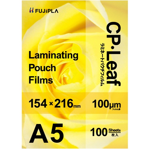 ヒサゴ　フジプラ　ラミネートフィルム　ＣＰリーフ　Ａ５　１００μ　ＣＰ１０１５４２１Ｙ　１パック（１００枚）1