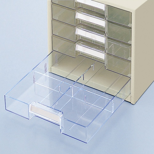 コクヨ　レターケース　透明プラスチック引き出しタイプ　Ａ４タテ　５段　ライトグレー　ＬＣ－Ｇ５Ｍ　１台3