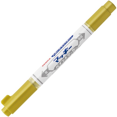 ゼブラ　マッキーペイントマーカー　細字＋極細　金　ＹＹＴＳ２０－ＧＯ　１本1