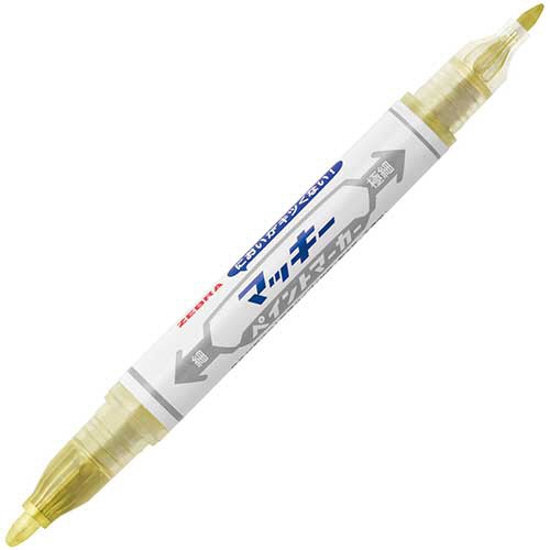 ゼブラ　マッキーペイントマーカー　細字＋極細　金　ＹＹＴＳ２０－ＧＯ　１本2