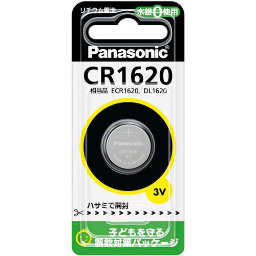パナソニック　コイン形リチウム電池　３Ｖ　ＣＲ１６２０　１個1