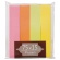 ＴＡＮＯＳＥＥ　ふせん　７５×１５ｍｍ　ブライトアソート　１パック（４冊）1