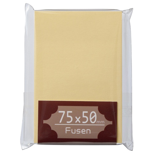 ＴＡＮＯＳＥＥ　ふせん　７５×５０ｍｍ　クリーム　１冊1