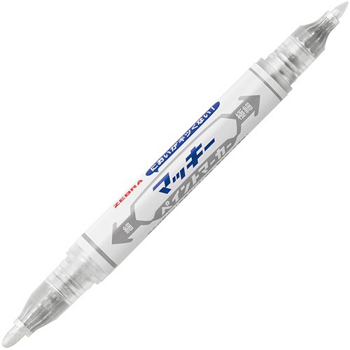 ゼブラ　マッキーペイントマーカー　細字＋極細　銀　ＹＹＴＳ２０－Ｓ　１本2