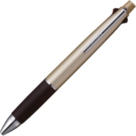 三菱鉛筆　多機能ペン　ジェットストリーム４＆１　０．３８ｍｍ　（軸色：シャンパンゴールド）　ＭＳＸＥ５１０００３８２５　１本