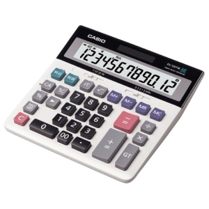 カシオ　ビジネス電卓　１２桁　デスクタイプ　ＤＳ－１２０ＴＷ　１台2