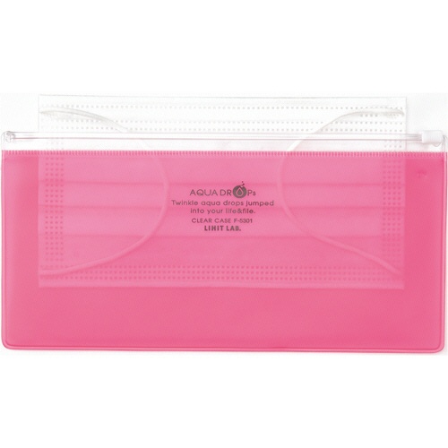 リヒトラブ　ＡＱＵＡ　ＤＲＯＰｓ　クリヤーケース　ＰＥＮ（通帳）　乳白　Ｆ－５３０１－１　１枚3