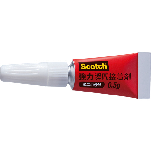 たのめーる】3M スコッチ 瞬間接着剤ミニ小分け 0.5g/本 AMN-G3 たのめーる】3M スコッチ 瞬間接着剤ミニ小分け 0.5g/本 AMN-G3
