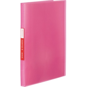キングジム　シンプリーズ　クリアーファイル（透明）　Ａ４タテ　４０ポケット　背幅２２ｍｍ　ピンク　ＴＨ１８４ＴＳＰＷＰ　１冊