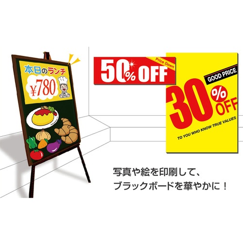 マグエックス　ぴたえもん　インクジェットプリンタ専用マグネットシート　Ａ４　ＭＳＰ－０２－Ａ４－１　１パック（５枚）4