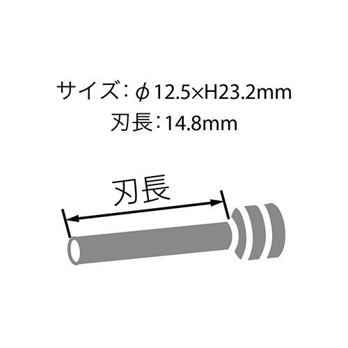 カール事務器　強力パンチ　パイプロット刃　ＨＤ－４１０Ｎ用　Ｋ－４１０　１本2