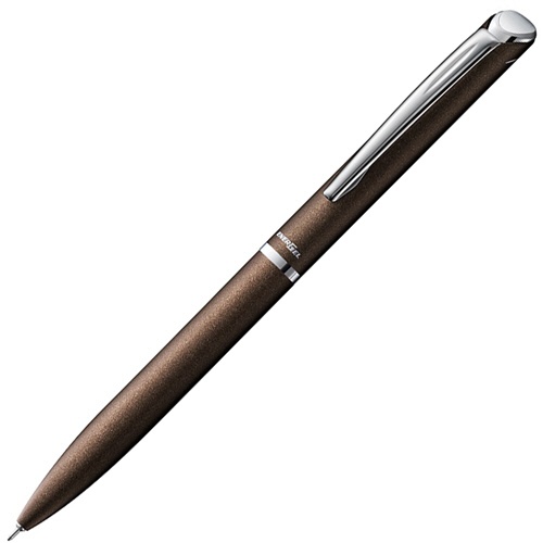 ぺんてる　ゲルインキボールペン　エナージェル　フィログラフィ　０．５ｍｍ　黒　（軸色：ブラウン）　ＢＬＮ２００５Ｅ　１本1
