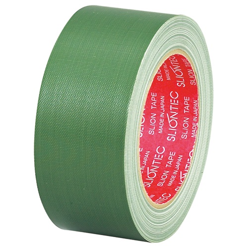 スリオンテック　布粘着テープ　Ｎｏ．３３９０　５０ｍｍ×２５ｍ　厚み約０．２３ｍｍ　緑　Ｎｏ．３３９０－５０ＧＲ　１巻1