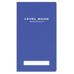 コクヨ　測量野帳（ブライトカラー）　耐水・ＰＰ表紙　レベル　合成紙　３０枚　青　セ－Ｙ３１Ｂ　１冊1