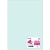 長門屋商店　Ｃｏｌｏｒ　Ｐａｐｅｒ　Ａ５　中厚口　水　ナ－５２１０　１冊（１００枚）