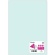 長門屋商店　Ｃｏｌｏｒ　Ｐａｐｅｒ　Ａ５　中厚口　水　ナ－５２１０　１冊（１００枚）1