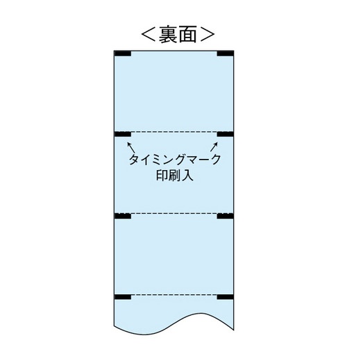 東洋印刷　ナナクリエイト　感熱ロールラベル（医療機関向け）　セパレートタイプ　９４ｍｍ幅　９０×６０ｍｍ　ミシン・裏面マーク入　ＴＨＲ－３Ｆ　１箱（３１２０枚：７８０枚×４巻）3