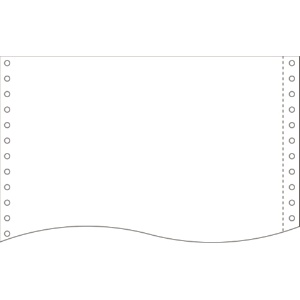 小林クリエイト　再生紙フォーム　古紙７０％　１５×１１インチ　白紙・１Ｐ　Ｒ１５１１Ｂ－Ｎ　１箱（２０００折）1