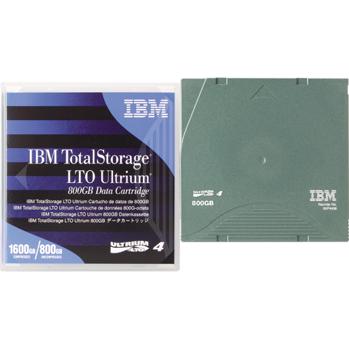【クリックで詳細表示】IBM LTO Ultrium4 データカートリッジ 800GB/1.6TB 95P4436 1巻 95P4436