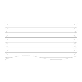 トッパンエッジ　スリーラインフォーム　１５×１１インチ　１Ｐ　古紙再生紙　ＳＮ１５１３　１箱（２０００セット）