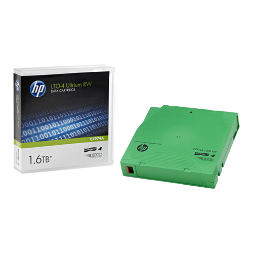 【クリックでお店のこの商品のページへ】HP LTO4 Ultrium 1.6TB RWデータカートリッジ 800GB/1.6TB C7974A 1巻 C7974A