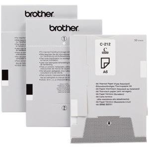 ブラザー　高保存感熱紙　Ａ６サイズ　Ｃ－２１２　１パック（１０００枚：５０枚×２０個）1