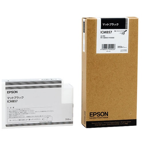エプソン　ＰＸ－Ｐ／Ｋ３インクカートリッジ　マットブラック　３５０ｍＬ　ＩＣＭＢ５７　１個1