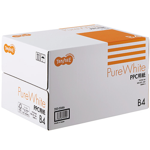 【クリックで詳細表示】TANOSEE PPC用紙 Pure White B4 1箱(2500枚：500枚×5冊) PPCPW-B4