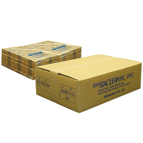 桜井　ニュースタクリンＲＣ．ＰＰＣ　Ａ４　オレンジ　７２ｇ／ｍ2　ＳＣ７５ＲＯＡ４　１箱（２５００枚：２５０枚×１０冊）1