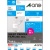 エーワン　ラベルシール［インクジェット］　水に強いタイプ　光沢フィルム・ホワイト　Ａ４　１２面　８３．８×４２．３ｍｍ　四辺余白付　角丸　２８９８１　１冊（３シート）