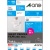 エーワン　ラベルシール［インクジェット］　水に強いタイプ　光沢フィルム・ホワイト　Ａ４　６５面　３８．１×２１．２ｍｍ　四辺余白付　角丸　２８９８４　１冊（３シート）
