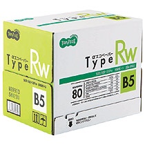 ＴＡＮＯＳＥＥ　αエコペーパー　タイプＲＷ　Ｂ５　１箱（２５００枚：５００枚×５冊）1