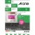 エーワン　ラベルシール［レーザープリンタ］　光沢フィルム・透明　Ａ４　１２面　８３．８×４２．３ｍｍ　３１５８１　１冊（１０シート）