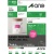 エーワン　ラベルシール［レーザープリンタ］　光沢フィルム・透明　Ａ４　６５面　３８．１×２１．２ｍｍ　３１５８４　１冊（１０シート）