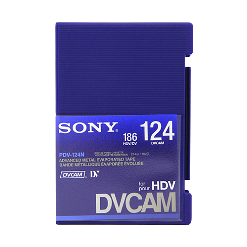 【クリックで詳細表示】ソニー DVCAM用ビデオカセットテープ 124分 PDV-124N 1巻 PDV-124N