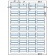 コクヨ　カラーレーザー＆インクジェット用はかどりタックインデックス（強粘着）　Ａ４　２８面（特大）　４２×３８ｍｍ　赤枠　ＫＰＣ－Ｔ６９０Ｒ　１冊（２０シート）2