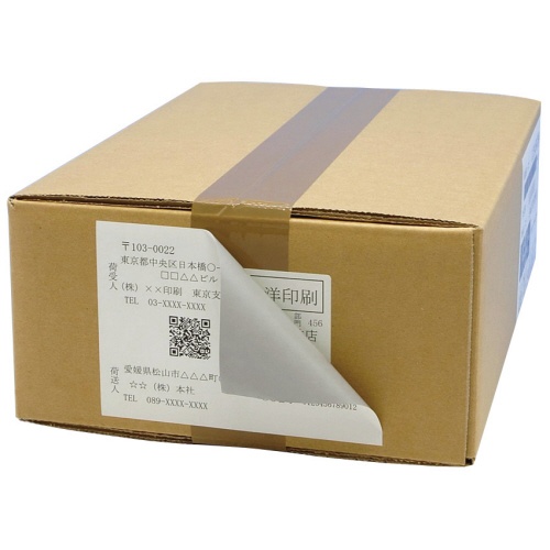 東洋印刷　マルチタイプ訂正用ラベル　Ａ４　ノーカット　裏面スリット縦１本入　ＣＬＴ－７　１箱（５００シート：１００シート×５冊）1