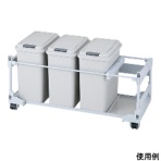 アズワン ダストワゴン ペール3個付き 20L/個 DWG900 1セット
