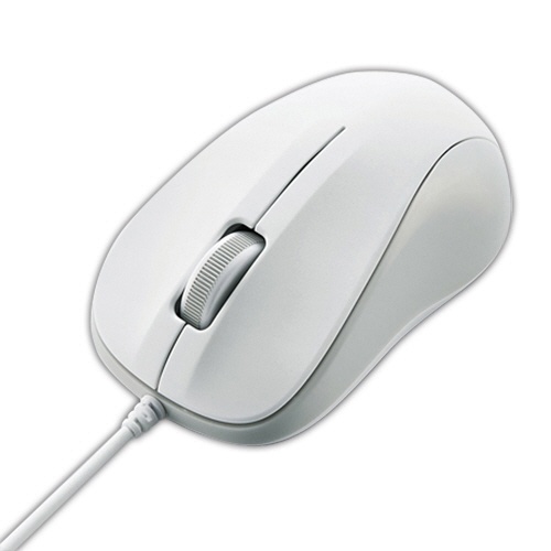 エレコム　ＵＳＢ光学式マウス　３ボタン　Ｓサイズ　ホワイト　ＲｏＨＳ指令準拠（１０物質）　Ｍ－Ｋ５ＵＲＷＨ／ＲＳ　１個1