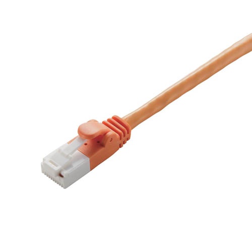 エレコム　Ｃａｔ６対応ツメ折れ防止ＬＡＮケーブル　オレンジ　２ｍ　ＲｏＨＳ指令準拠（１０物質）　ＬＤ－ＧＰＴ／ＤＲ２／ＲＳ　１本1