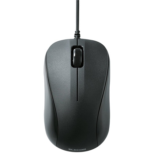 エレコム　ＵＳＢ光学式マウス　３ボタン　Ｓサイズ　ブラック　ＲｏＨＳ指令準拠（１０物質）　Ｍ－Ｋ５ＵＲＢＫ／ＲＳ　１個1
