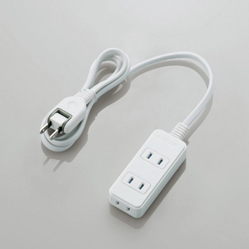 エレコム　ほこりシャッター付き電源タップ　２Ｐ・３個口　ホワイト　１．０ｍ　Ｔ－ＳＴ０２－２２３１０ＷＨ　１個1