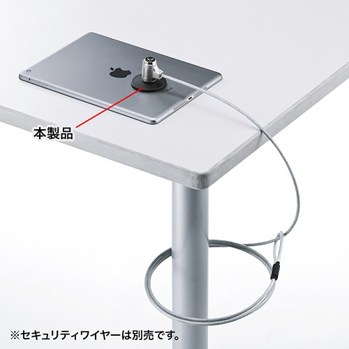 サンワサプライ　セキュリティスロット増設パーツ　ｅセキュリティ　薄型取付部品　両面テープ式　ブラック　ＳＬＥ－１８Ｐ　１個6