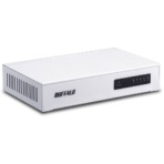 バッファロー　１０／１００Ｍ対応　スイッチングハブ　金属筐体　電源内蔵