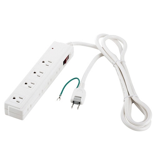バッファロー　２／３ピン式電源タップ　４＋４個口タイプ　雷サージ防止／集中スイッチ付　ホワイト　２ｍ　ＢＳＴＡＰＳＤＣ８２０ＷＨ　１個1