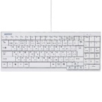 バッファロー　ＵＳＢ接続　有線スリムキーボード　ホワイト　ＢＳＫＢＵ１４ＷＨ　１台