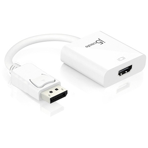 ｊ５　Ｃｒｅａｔｅ　Ｄｉｓｐｌａｙｐｏｒｔ　ｔｏ　ＨＤＭＩ　アダプター　ホワイト　ＪＤＡ１５４　１個1