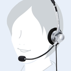 サンワサプライ　４極対応ヘッドセット　片耳タイプ　シルバー　ＭＭ－ＨＳ４０２ＳＶ　１個6