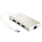 ｊ５　Ｃｒｅａｔｅ　Ｔｙｐｅ－Ｃ　ｔｏ　ギガビットイーサネット＆ＵＳＢ３.０Ａｄａｐｔｅｒ　ＪＣＨ４７１　１個